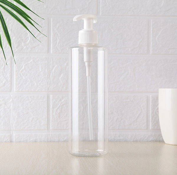 250ml flat shoulder bottle with liquid dispenser