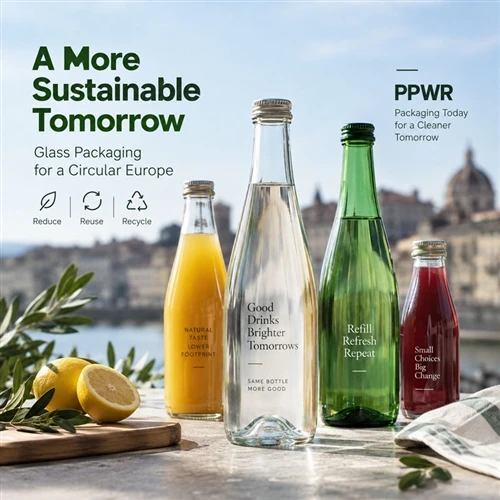 PPWR ואריזות משקאות מזכוכית: מה מותגי משקאות אירופיים צריכים לדעת לשנת 2030